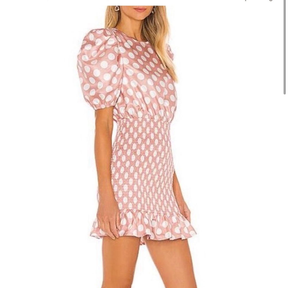 Revolve X Camila Coelho Florentino Dot Mini Dress